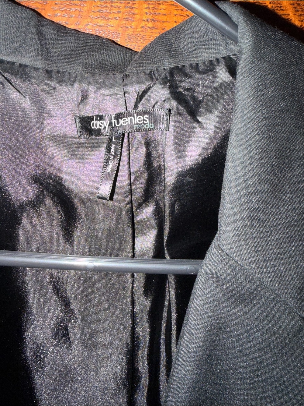 Daisy Fuentes Black Women's Tailored Blazer - Picture 4 of 4